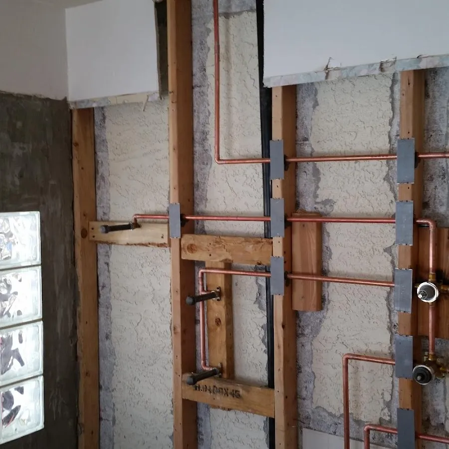 Copper pipe installation for Burst Pipe Repair in Shoreview